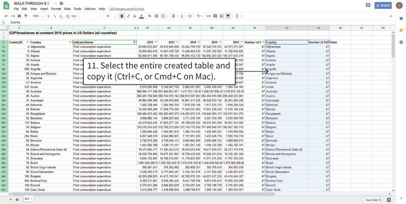 Copy the relevant data
: Your table is ready to copy and paste into a new tab.

