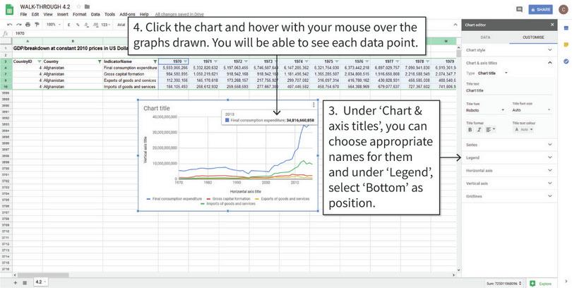 View and add a data label to a particular point in the chart
: You can use a text box (click ‘Insert’ then select ‘Drawing’) to label specific points only.
