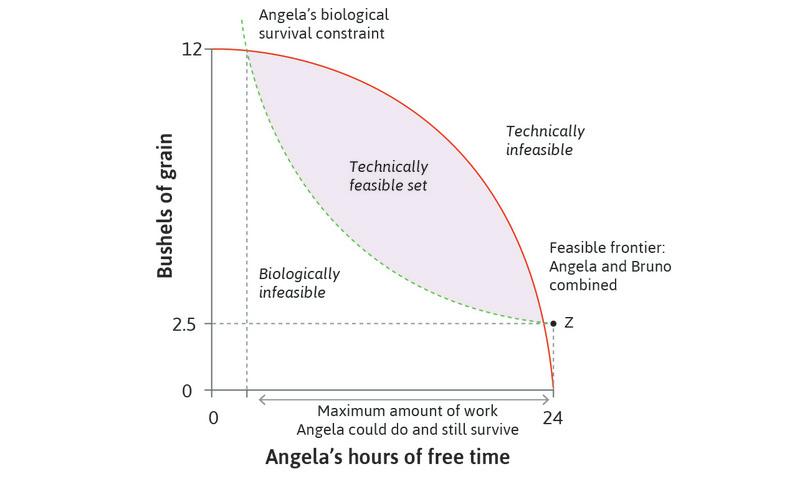 Technically feasible allocations.
