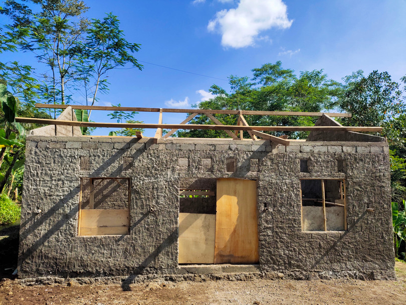 House being built ‘brick by brick’ in Indonesia.