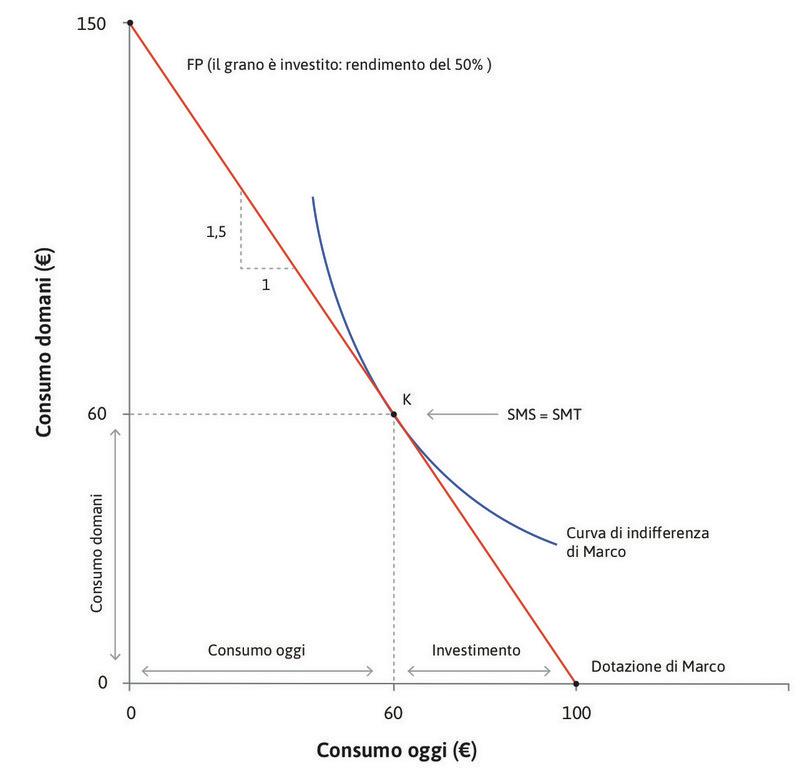 Investimento in un progetto ad elevato rendimento.
